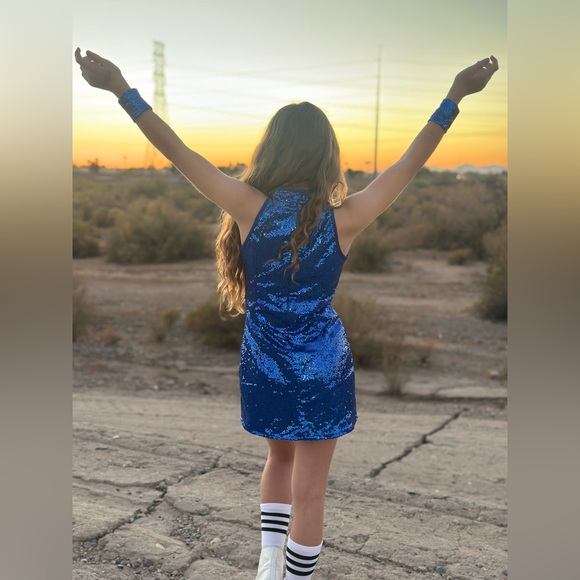 Sparkling Blue Dance Dress Set. NEW! 💙 - Picture 3 of 4